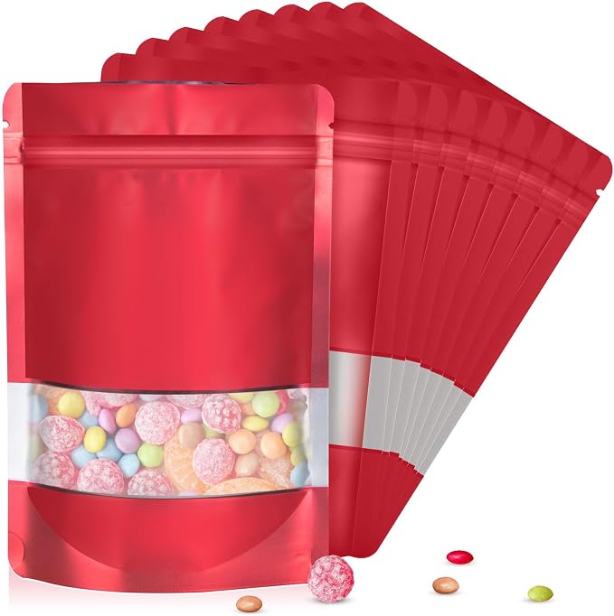 4.7"x7.8" 120pcs Mylar Bags for Food Storage, Smell Proof Bag by ODDIER