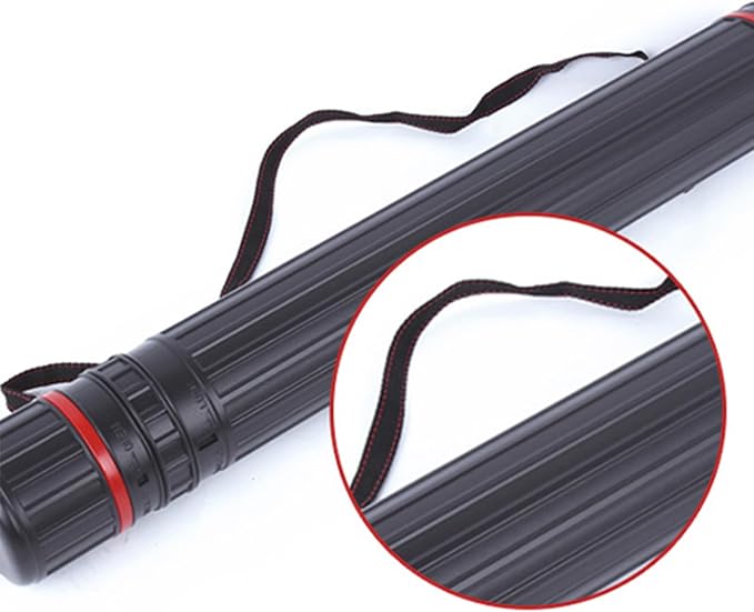 DEWEL 2Pcs Poster Tube Extends from 30" to 51", Telescoping Plastic Art Tube - Image 8