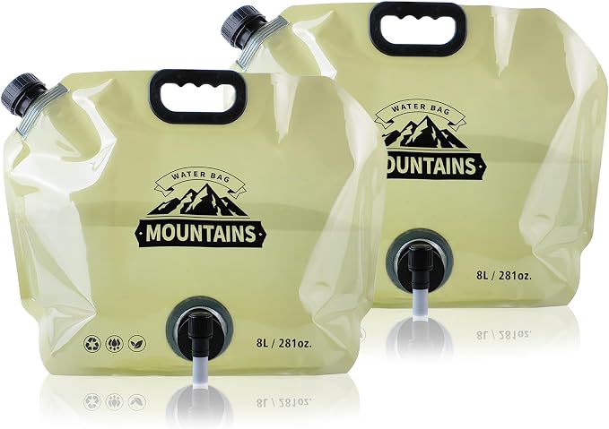 Water Jug Camping 2.1 Gallon Collapsible by Coipdfty