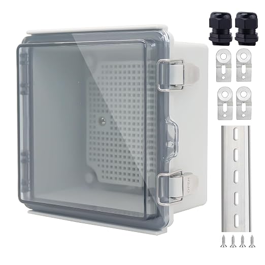 Junction Box, Outdoor Electrical Boxes Waterproof IP67 ABS Plastic Project Box by LuSumtly