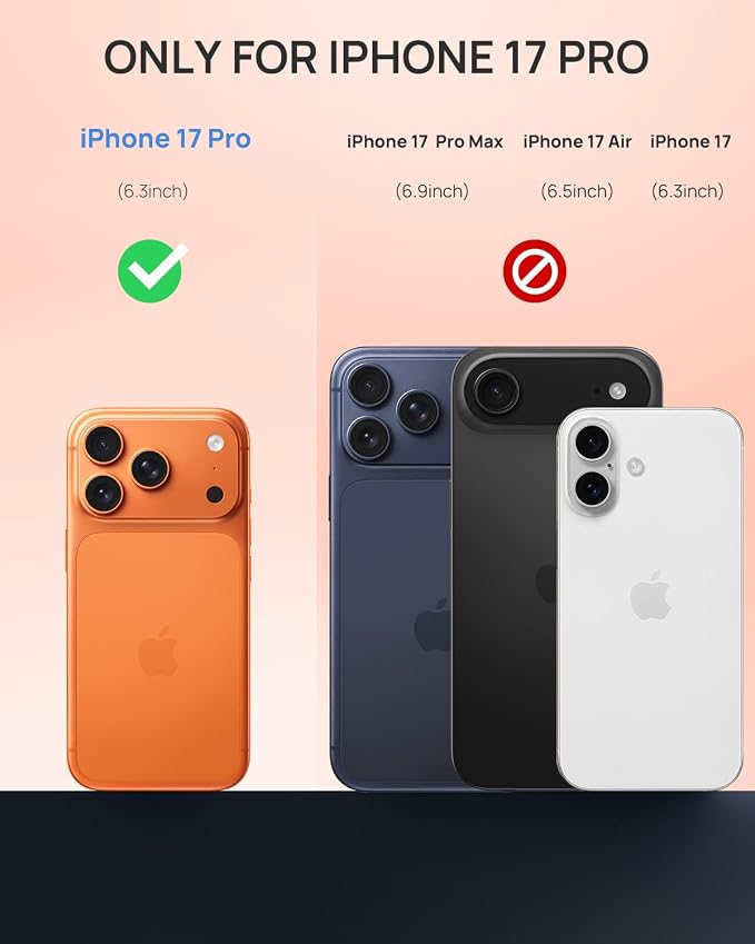 Lanhiem Magnetic for iPhone 17 Pro Case, IP68 Waterproof, Compatible - Image 7