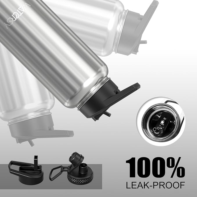 32oz Insulated Water Bottle, BPA Free&Leak Proof, Stainless Steel Water Flask - Image 5