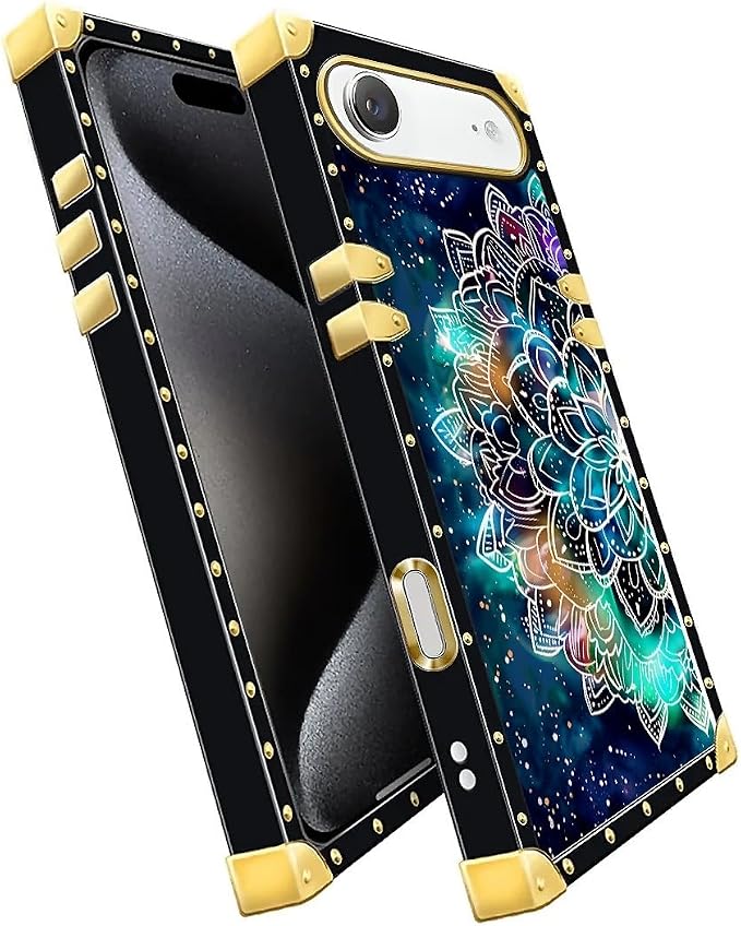 for iPhone 17 Air Case Luxury Golden Decoration - Image 3