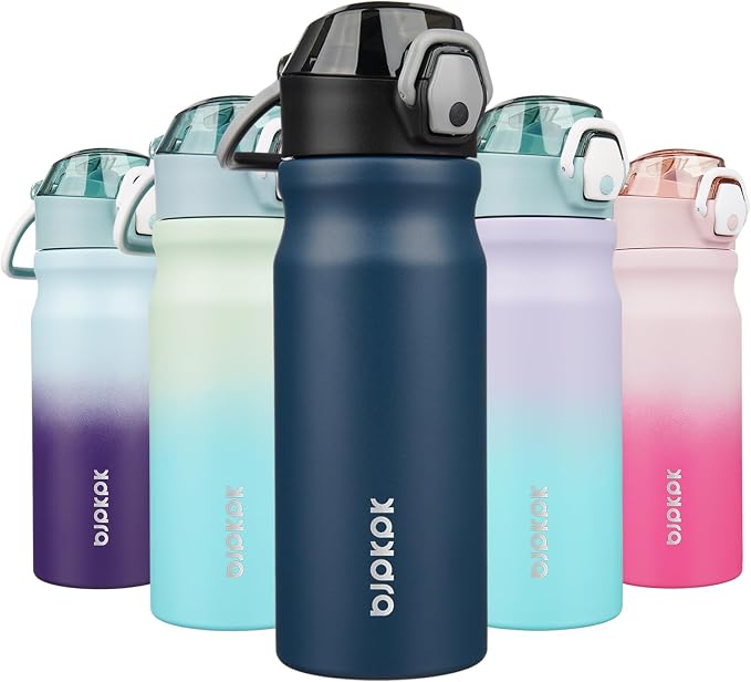 BJPKPK Insulated Water Bottle 18oz Stainless Steel Water Bottles by BJPKPK