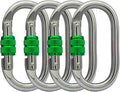 Heavy Duty Locking Climbing Carabiner Clip CE Rated 25 kN 5600 LB Rugged by BYANG