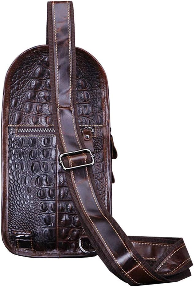 Hebetag Crocodile Genuine Leather Sling Crossbody Bag - Image 2