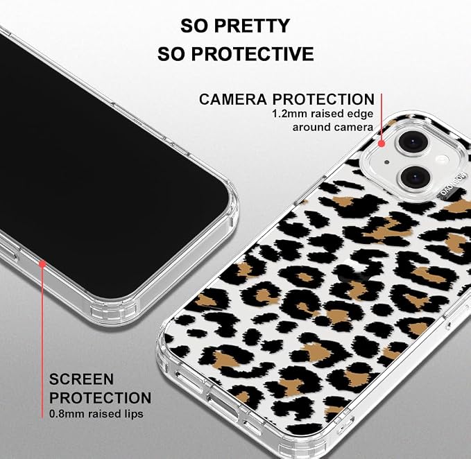 MOSNOVO for iPhone 13/14 Case | Military Grade 6.6ft Drop Tested | Clear - Image 5
