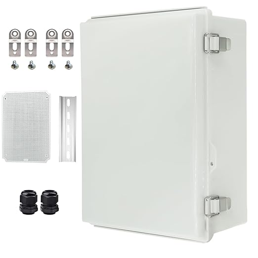 Waterproof Electrical Box with Mounting Plate, IP67 Junction Box Stainless by YETLEBOX