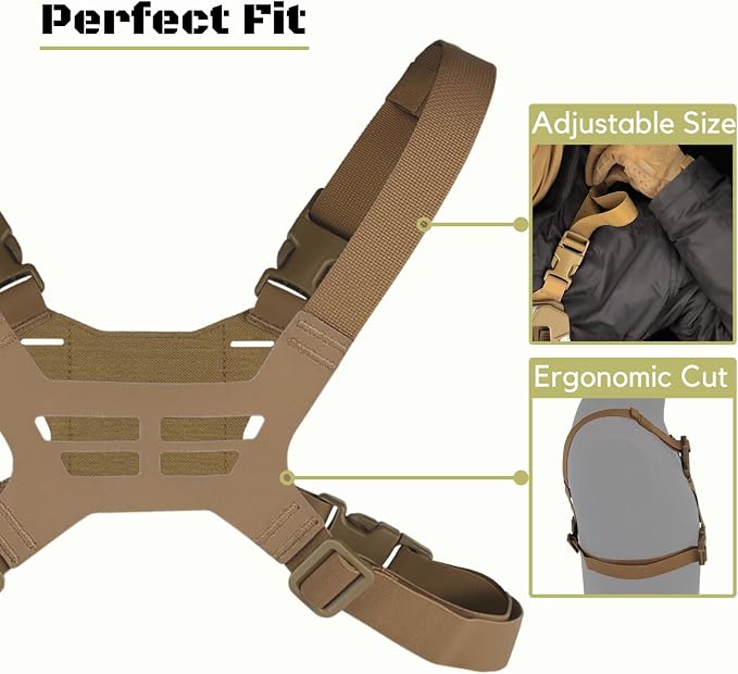 Let-Me-Be FoldPanel Harness Navigation Board Chest Rig - Image 4
