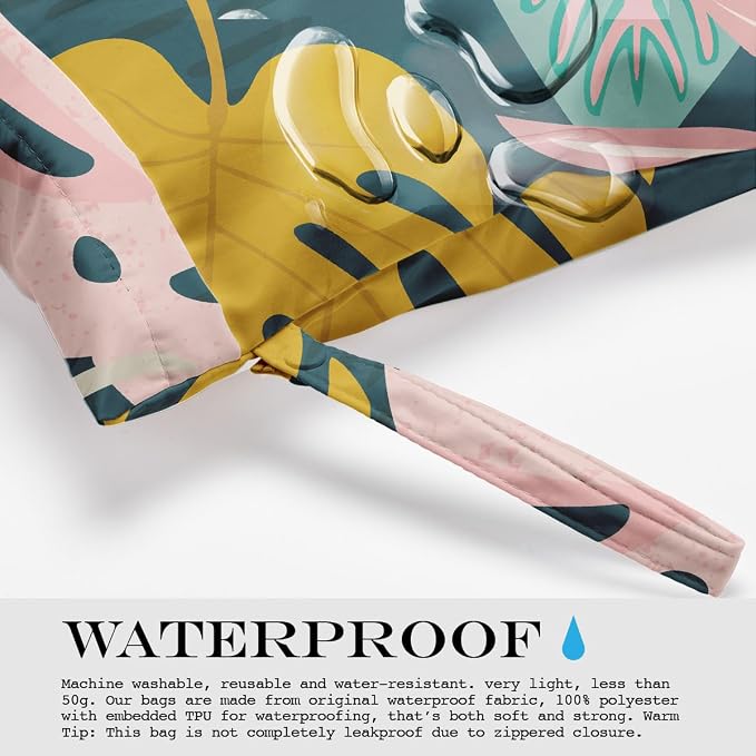 Wet Bag, Wet Dry Bag, Wet Bag for Swimsuit, Dirty Yoga Gym Clothes, Makeup Bag - Image 5