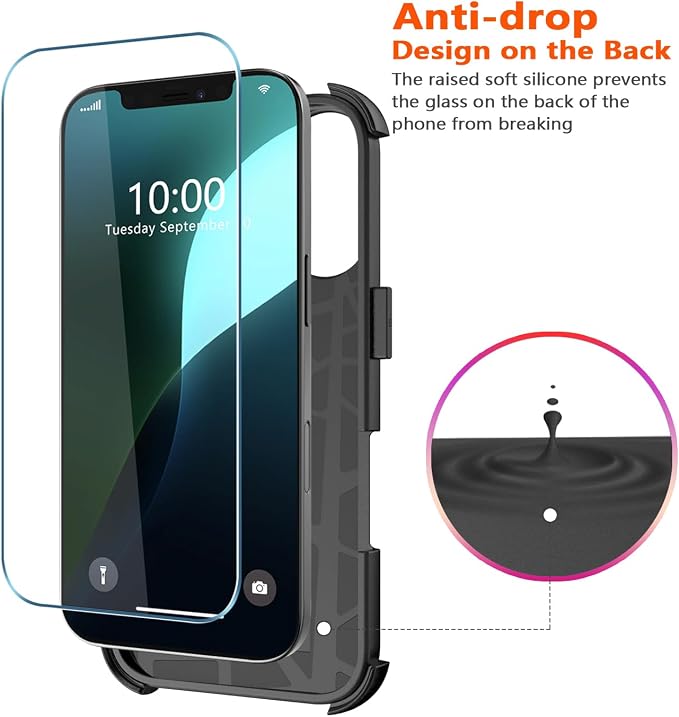 for iPhone 16 Plus Case Heavy Duty Protection Phone Case Cover - Image 7