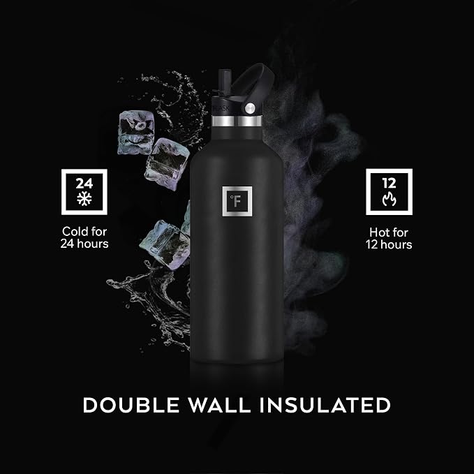 IRON °FLASK Camping & Hiking Hydration Flask - 24 oz Bubble Gum - Image 4