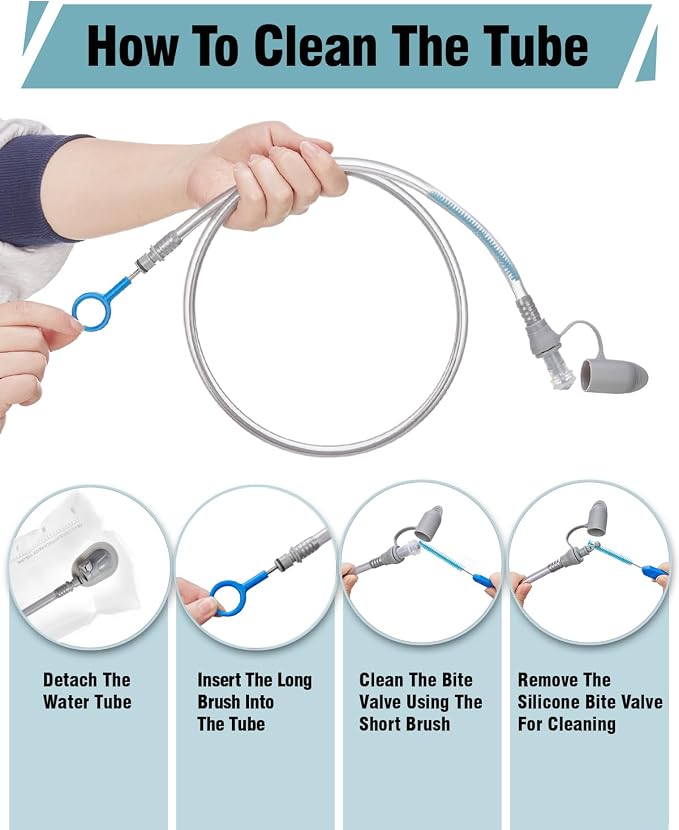 Zelvot 2L-3L Hydration Bladder Kit, 6 in 1 Water Bladder - Image 6