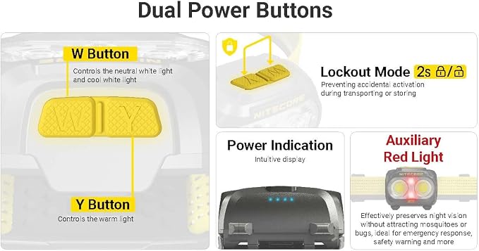 Nitecore UT27 MCT Pro 800 Lumen Running Headlamp USB-C Rechargeable Dual Power - Image 7