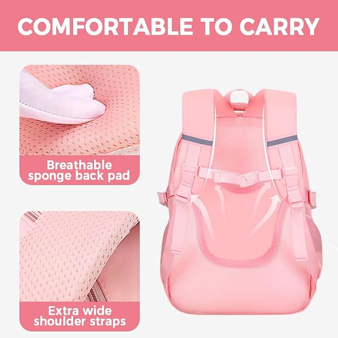 Cute Backpack for Teen Girls Kids Kawaii Bookbag Elementary Middle School - Image 4