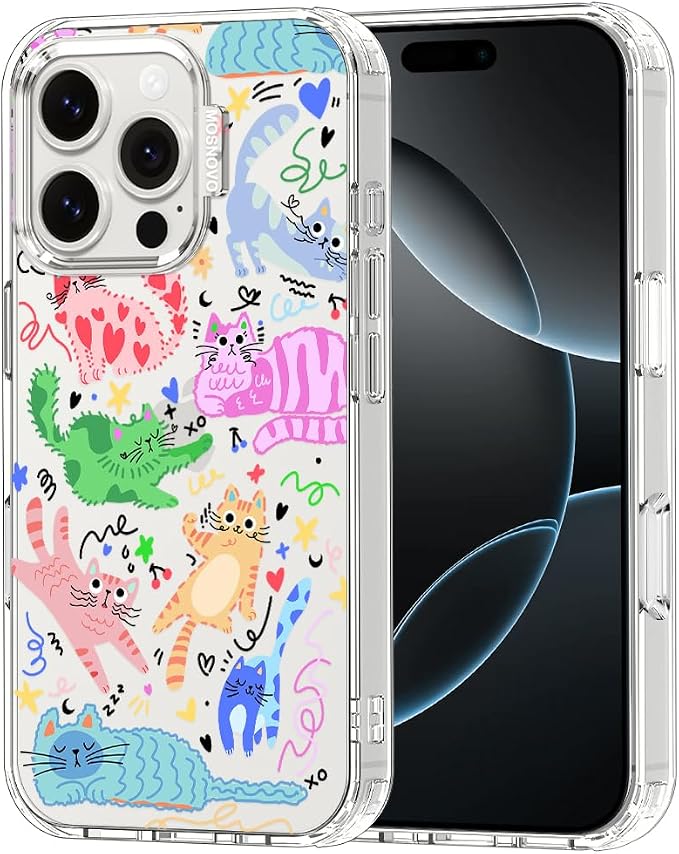 MOSNOVO for iPhone 16 Pro Case, Shockproof Military-Grade Protection 6.6ft Drop by Mosnovo