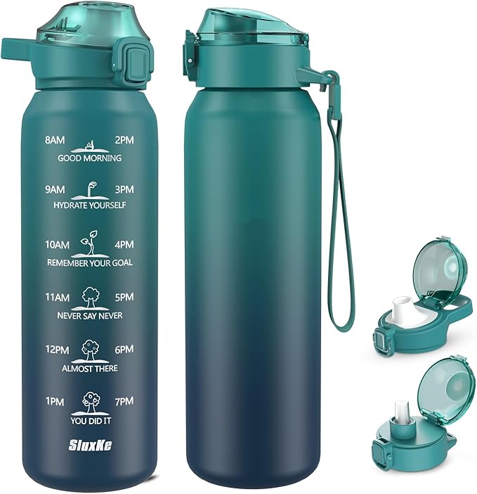 SLUXKE 17oz Insulated Water Bottle by SLUXKE