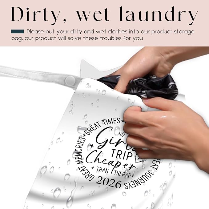 Girls Trip Gifts Wet Dry Bag, Beach Bag Wet Bag Favors, - Image 3