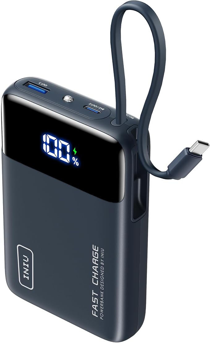 INIU 20000mAh Power Bank, Small Portable Charger, 45W PD Fast Charging Battery - Image 4