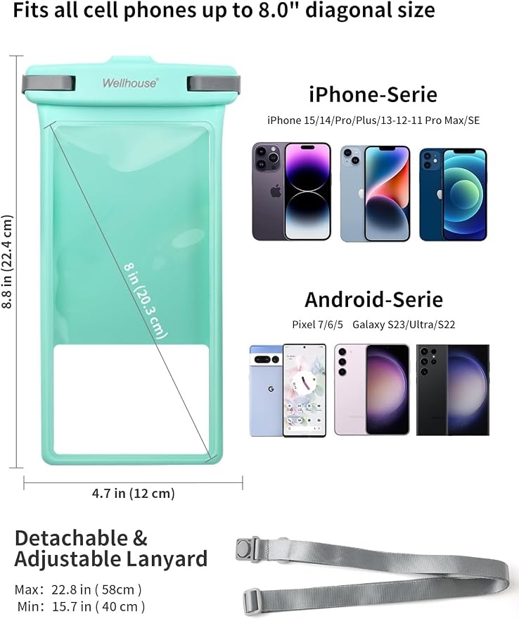 wellhouse Waterproof Phone Pouch, Waterproof Phone Case - Image 4