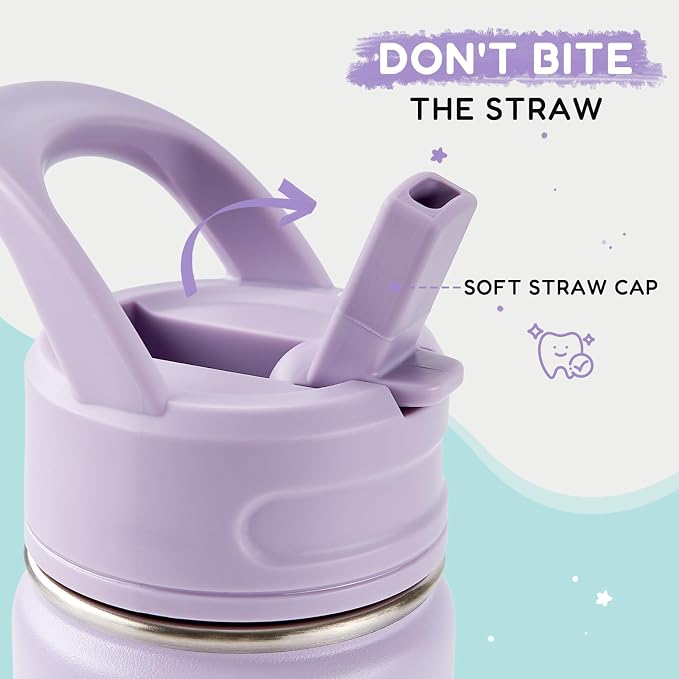 12oz Kids Water Bottle for School, Toddler Water Bottles - Image 3