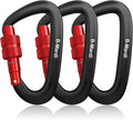 B-Mardi Carabiner Clips Heavy Duty 12kN-Lightweight Locking Carabiners by B-Mardi