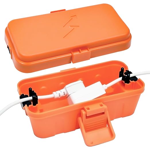 Hrensaw Small Weatherproof Electrical Connection Box, Outdoor Electrical Box by Hrensaw