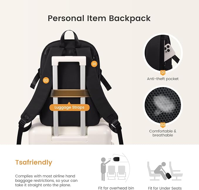 LOVEVOOK Everyday Backpack for Women, Chic Versatile Backpack - Image 5