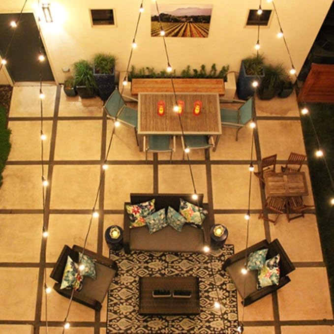 20Ft Outdoor Patio String Lights - Image 6