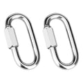 2 Pcs 3 Inch 304 Heavy Duty Stainless Steel Screw Chain Quick Links, 1540LB by Vmuter