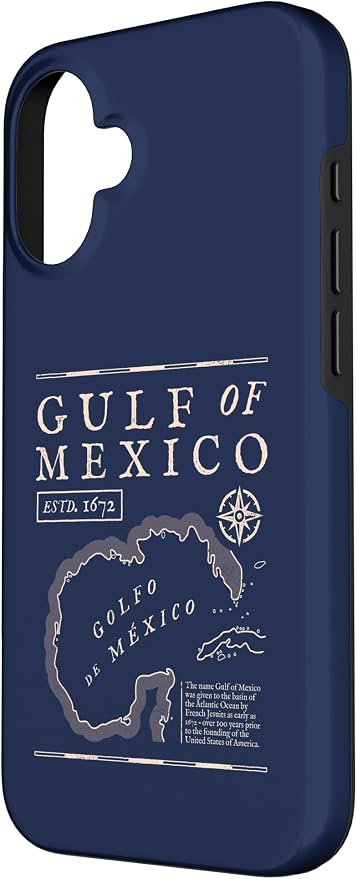 Gulf of Mexico 1672 Historic Map Case - Image 2