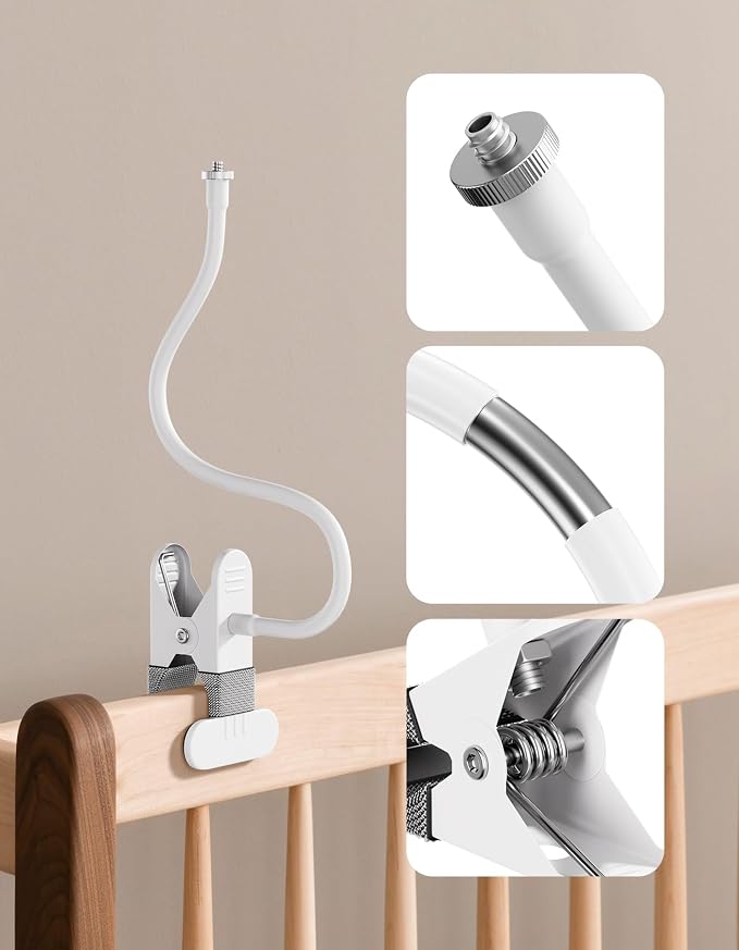 Flexible Gooseneck Clip Mount for Ring Stick Up Cam, Outdoor Cam Plus & Stick - Image 4