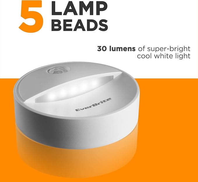 EverBrite LED Motion Sensor Night Light, Automated On & Off, Cool White Motion - Image 6
