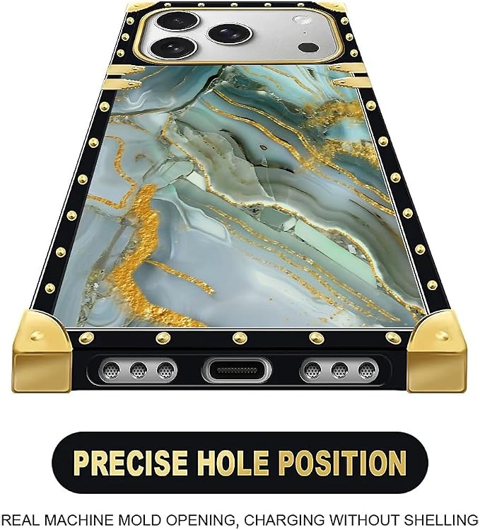 for iPhone 17 Pro Case Luxury Golden Decoration - Image 5