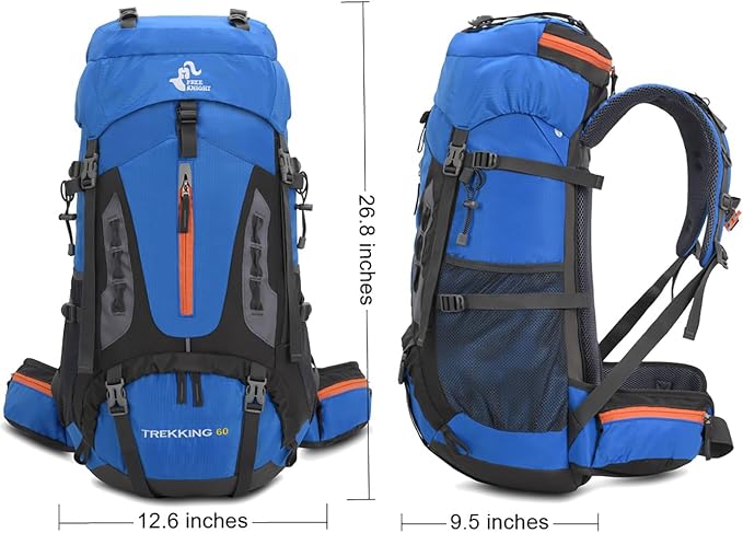 Bseash 60L Hiking Camping Backpack - Image 2