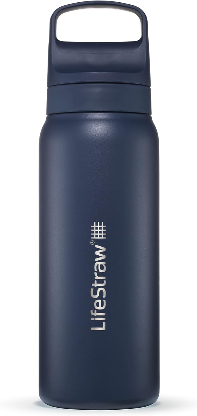 LifeStraw Go Series — Insulated Stainless Steel Water Filter Bottle by LifeStraw