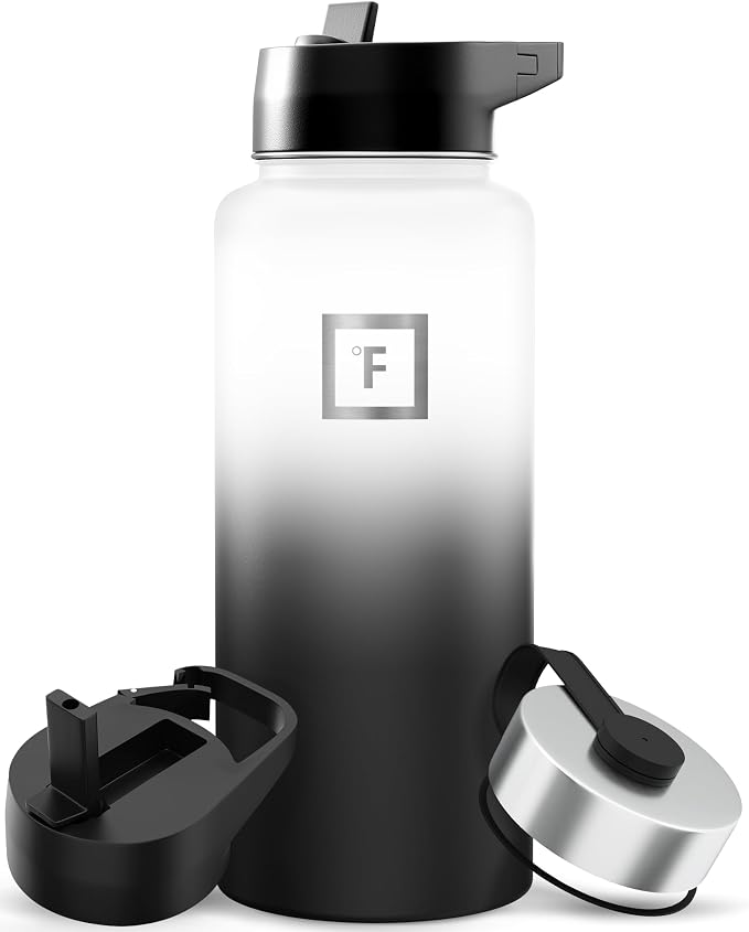 IRON °FLASK Camping & Hiking Hydration Flask - 32 oz Day & Night by IronFlask