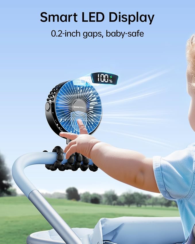 SWEETFULL Portable Stroller Fan - Image 2