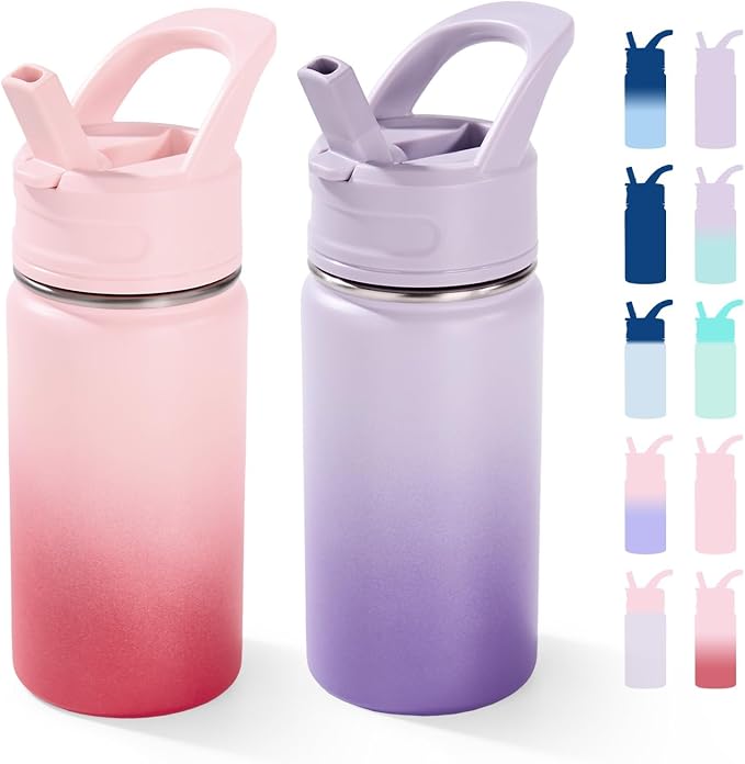 Fijinhom 12oz Water Bottle for School, Bottles by Fijinhom