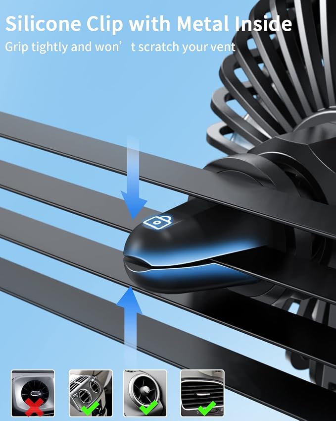 TriPole Car Fan USB Powered - Image 2