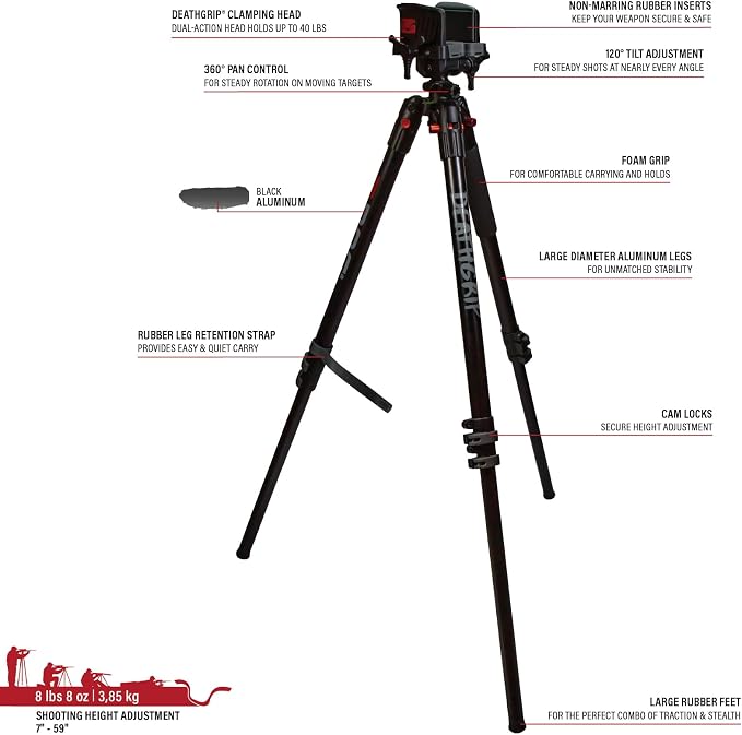BOG DeathGrip Aluminum Tripod - Image 5