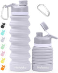 Nefeeko Collapsible Water Bottle, 26oz Silicone Foldable Water Bottles by Nefeeko