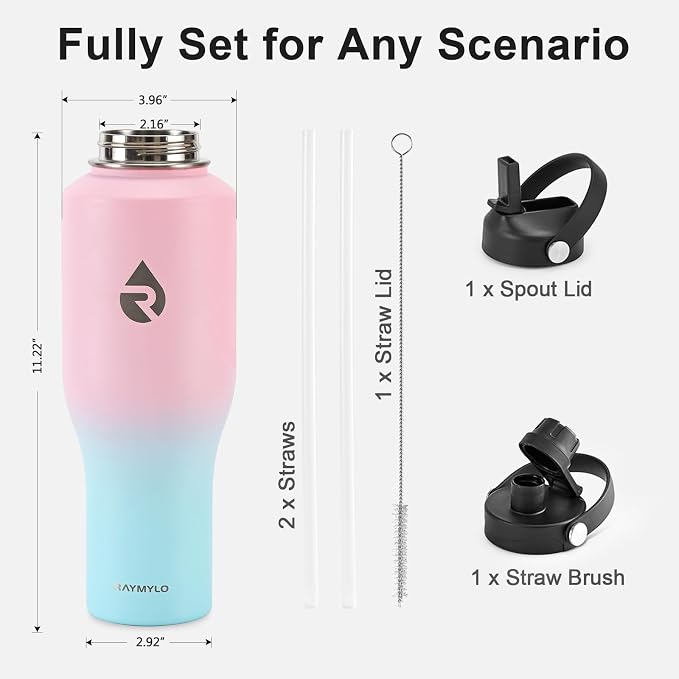 RAYMYLO 40 oz Insulated Water Bottle - Image 6