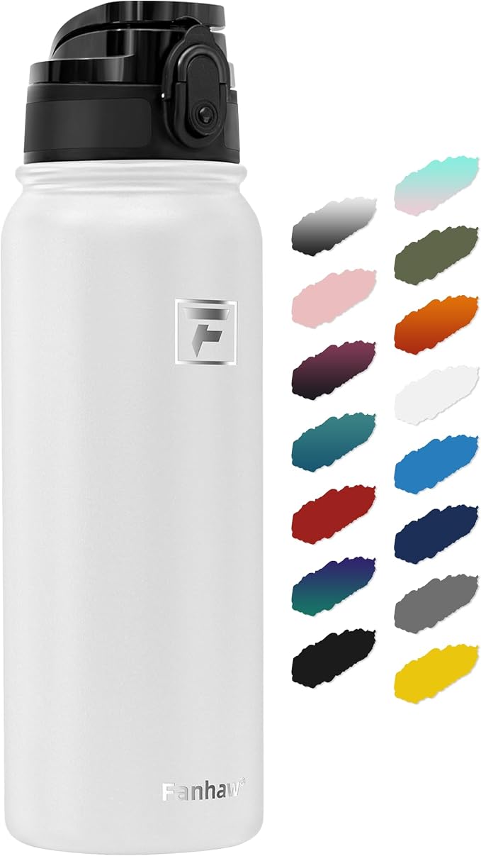 Fanhaw 20 oz Insulated Stainless Steel Water Bottle by FANHAW