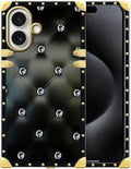 for iPhone 17 Case Luxury Golden Decoration by Unknown