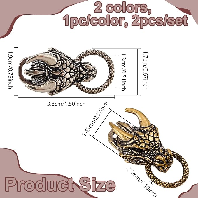 NBEADS Brass Paracord Beads, Spacer Beads - Image 2