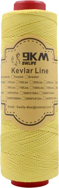 9KM DWLIFE Braided Kevlar Cord, 100lb~2000lb, High Tensile Strength, Flame by 9KMDWLIFE