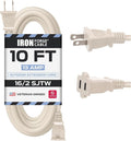 Iron Forge Cable 2 Prong Extension Cord 10 ft by IronForgeCable