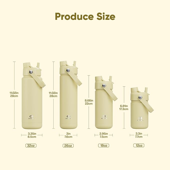ENCOOL Kids Insulated Water Bottle - 12oz Stainless Steel Water Bottle with - Image 7