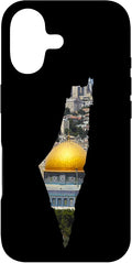 Palestinian Map Al Aqsa Jerusalem in Palestine Case by Unknown